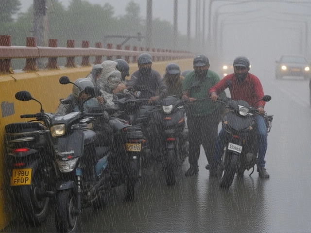 IMD ने उत्तर प्रदेश में 21 सेमी तक तीव्र बारिश व तेज़ हवाओं की चेतावनी जारी की